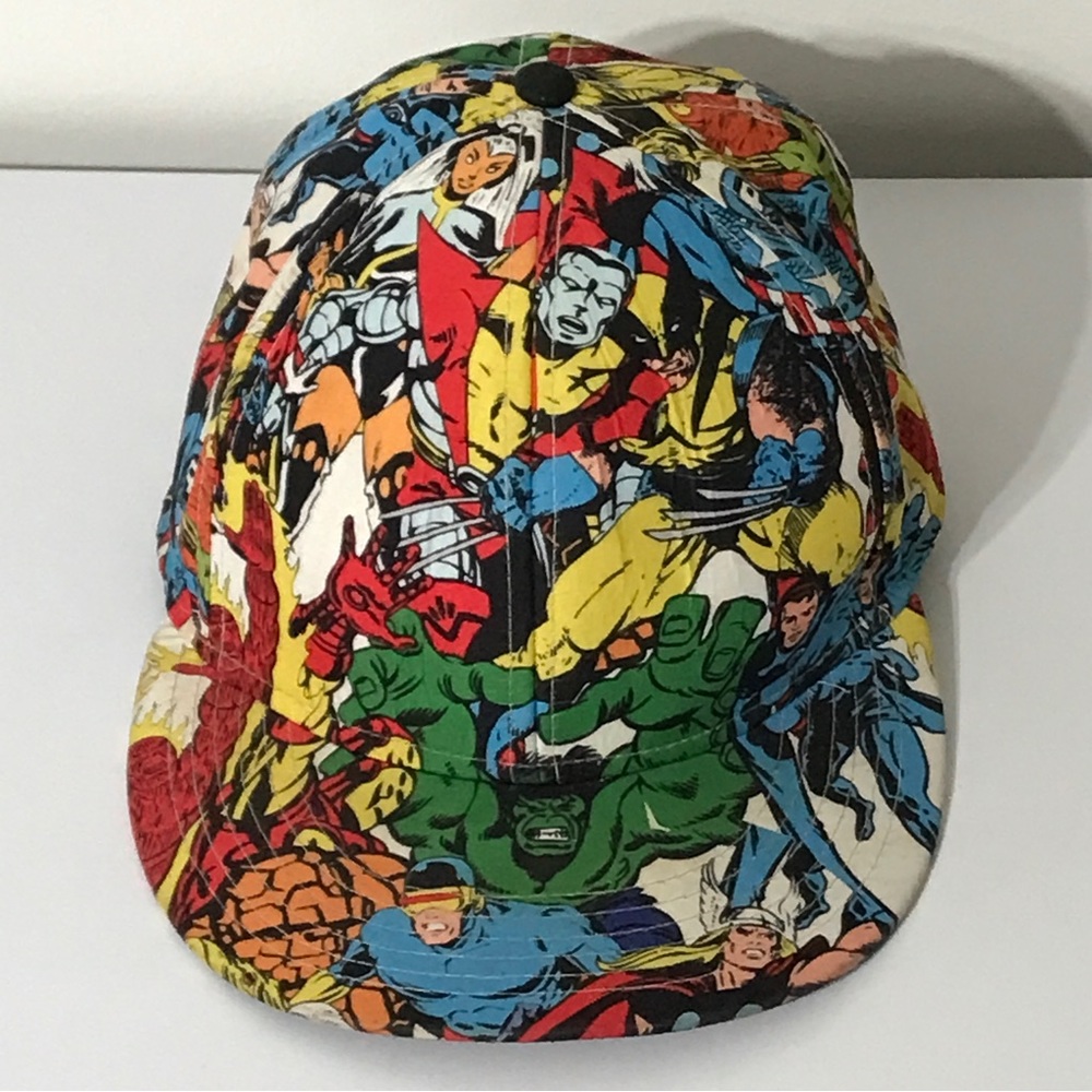 Marvel Comics Character Graphic Fitted Baseball C… - image 1